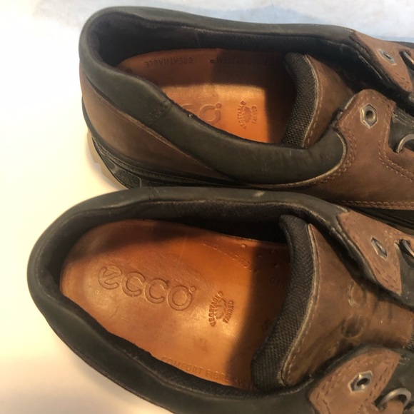 FINAL! MEN’S ECCO BROWN & BLACK GENUINE TRACK FOOTWEAR NEARLY NEW! - Picture 8 of 10